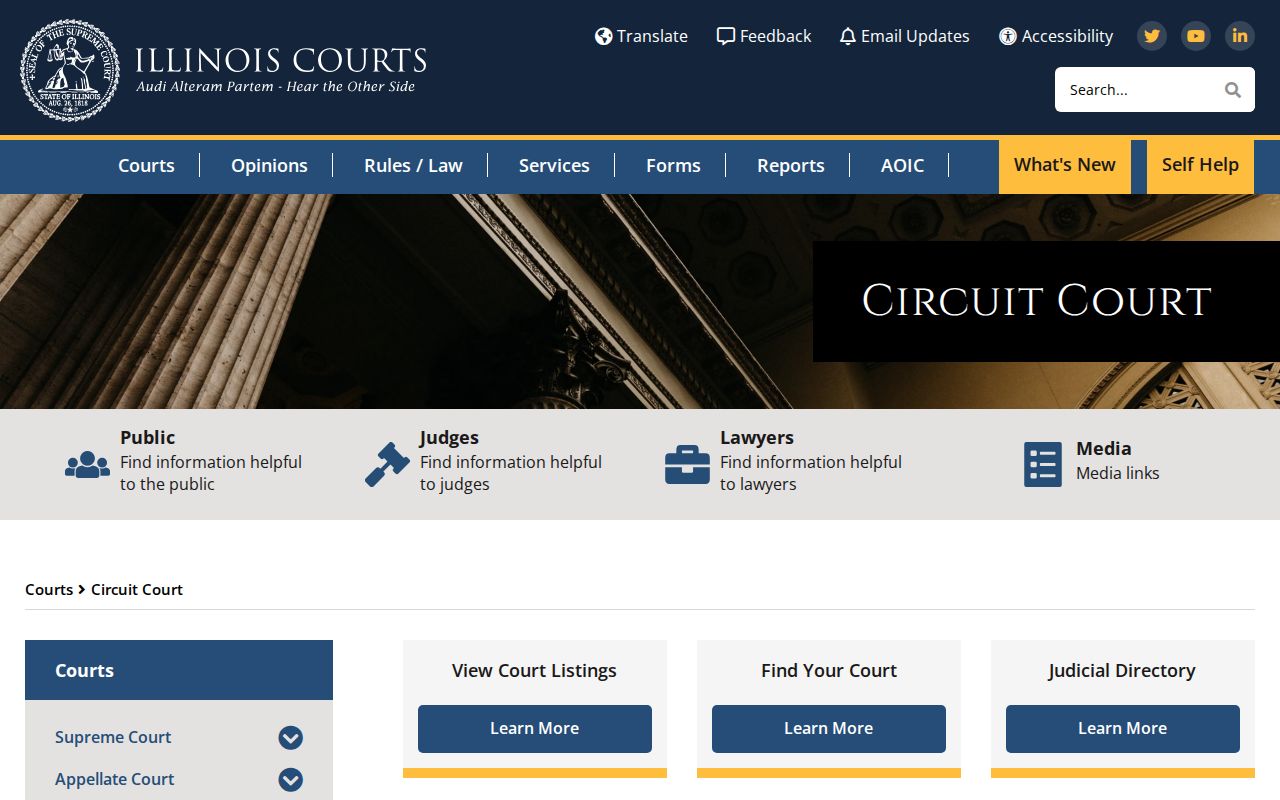 Kankakee County criminal court case overview from Illinois Courts